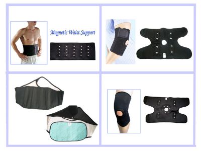 Magnetic therapy body support
